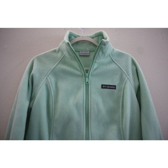 Columbia WL6439 Women's Sz M Mint Green Benton Springs Full Zip Fleece Jacket - Picture 4 of 9